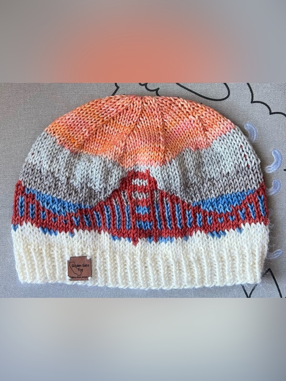 Golden Gate Fog Beanie 🧶